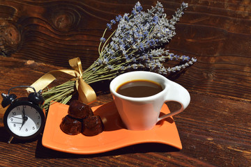 Coffee and lavender