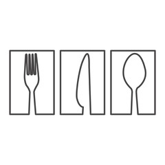 figure symbol cutlery food icon, vector illustraction design