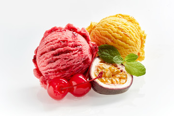 Gourmet Italian stacciatella chocolate ice cream