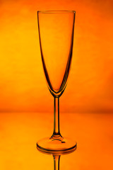A glass of champagne
