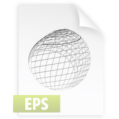 Wire-frame Design Element. Sphere