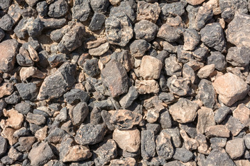 Textured surface of desert rocks