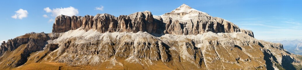 Sella Gruppe and Piz Boe, Dolomites mountains, Italy