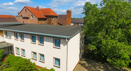 Aerial view of Celle, Germany