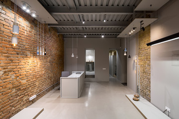 Interior in loft style