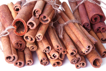 cinnamon sticks in a bunch 