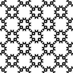 Vector monochrome seamless texture, abstract geometric pattern, diagonal lattice. Illustration of mesh in oriental style. Black and white design element for prints, decor, textile, furniture, cover