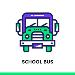 Vector collection of line icons for back to school. High quality icons suitable for mobile apps, websites and illustration