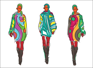      Sketch  Fashion Women Models 
