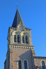 Fototapeta na wymiar Lapalisse church, France