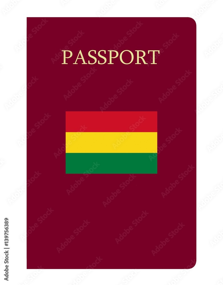 Canvas Prints Passeport de Bolivie