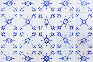 Portuguese tile house wall - 139756527