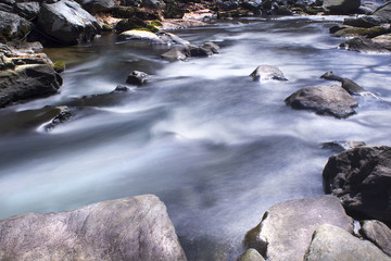 Fototapeta na wymiar Deer Creek Rapids long exposure IV