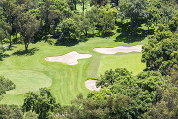 Obraz premium Park with green areas in Mexico