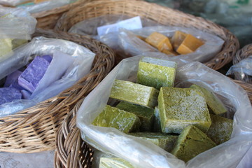 Handmade herbal soap 