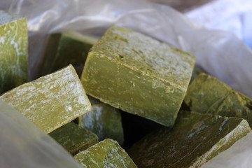 Handmade herbal soap 