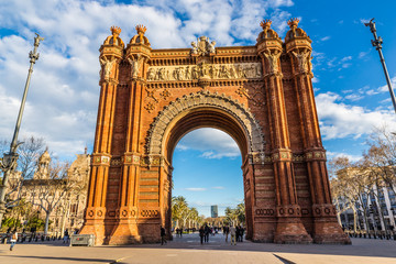 Fototapeta na wymiar Arc de Triomf - Barcelona, Catalonia, Spain
