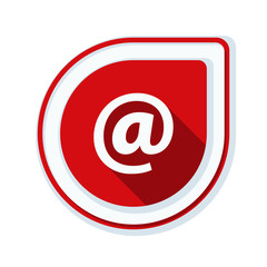 Obraz premium E-mail button illustration