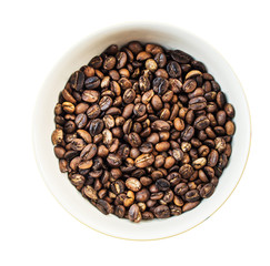 Coffee Bean Roast in white background