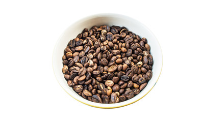 Coffee Bean Roast in white background
