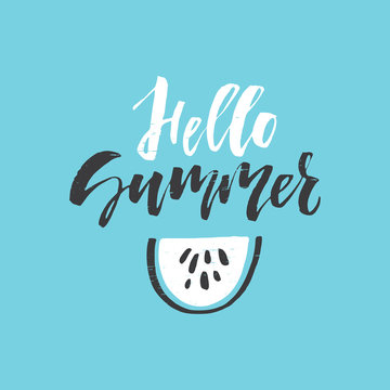 Summer Lettering Design