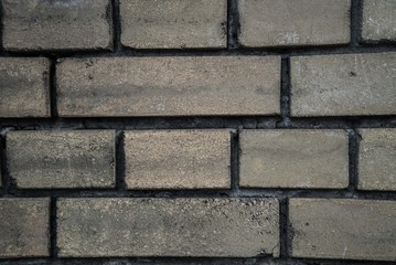 old grey and dirty bricks