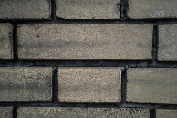 old grey and dirty bricks