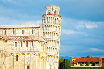 Square of Miracles and the Leaning Tower of Pisa