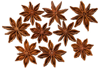 Anise isolated on white background