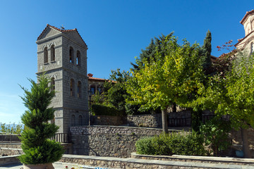 Inside view of Holy Monastery of Varlaam in Meteora, Thessaly, Greece