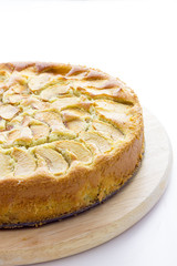 Tasty apple pie homemade