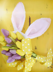 Happy Easter bunny ears.