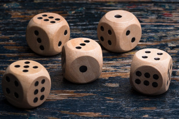Wood dice