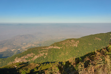 Fototapeta na wymiar Scenic form mountain viewpoint. 