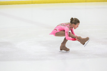 Young figure skater
