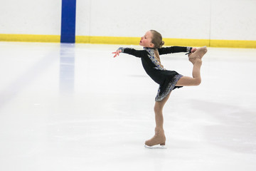 Young figure skater