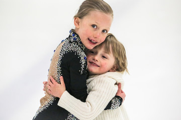 Young figure skaters