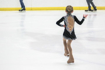 Young figure skater