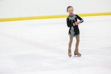 Young figure skater