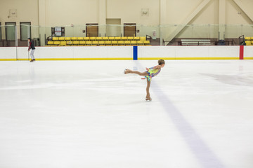 Young figure skater