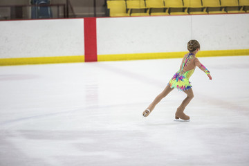 Young figure skater