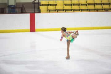 Young figure skater