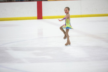 Young figure skater