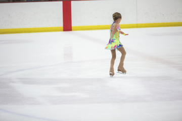 Young figure skater