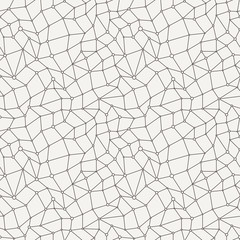 Obraz premium Outline polygon seamless pattern.