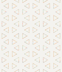 Fototapeta premium Seamless geometric triangle pattern.