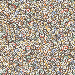 Fototapeta premium Seamless swirl pattern.