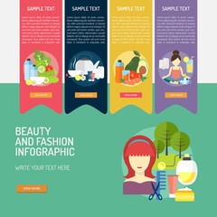 Infographic Beauty and Fashion