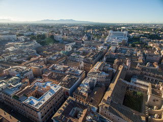 Fototapeta premium Rome Aerial