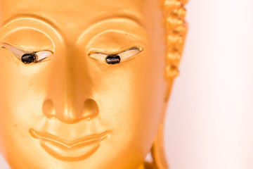 Buddha face.